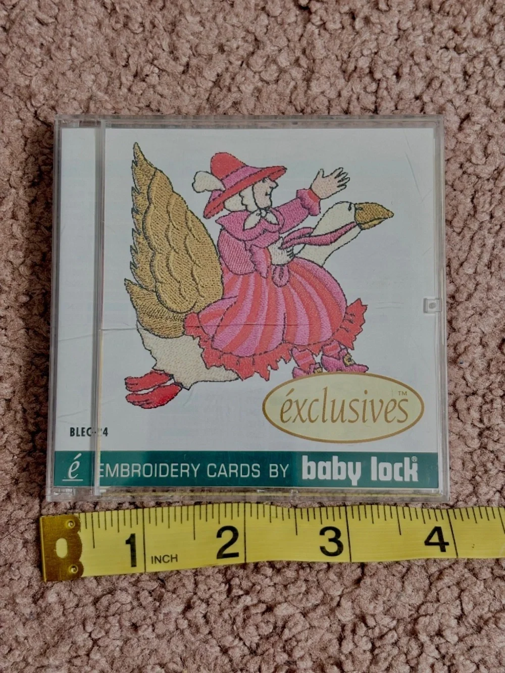 Baby Lock Embroidery Pattern Design Card #24 Mother Goose Bernina & Brother J23